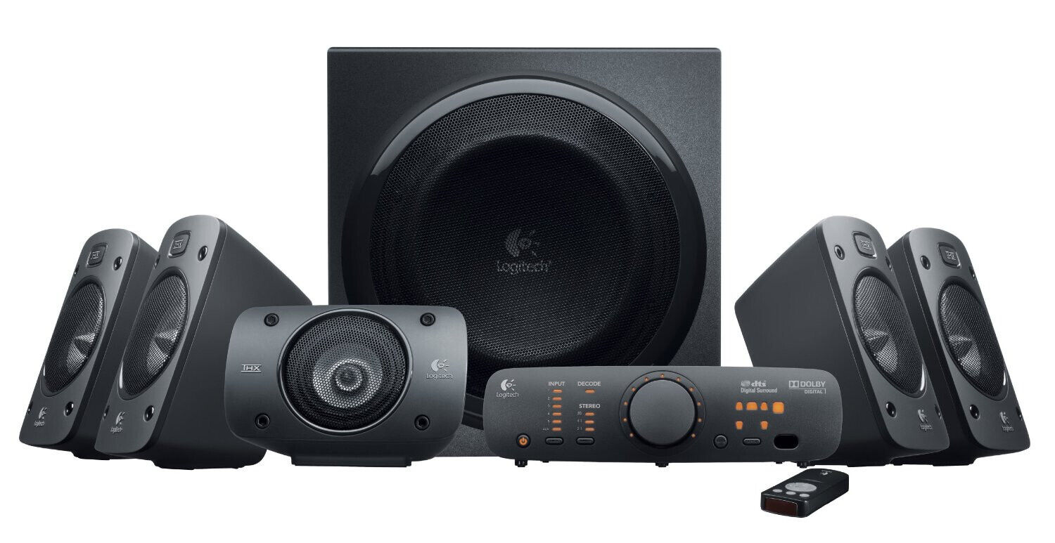 Logitech Speaker Z906 5.1 Surround Sound Speaker System - THX, Dolby D –  Click.com.bn