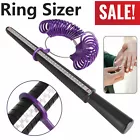 Ring Größen Messgerät + Dorn Finger Größenmaß Stab Standard Schmuck Werkzeug