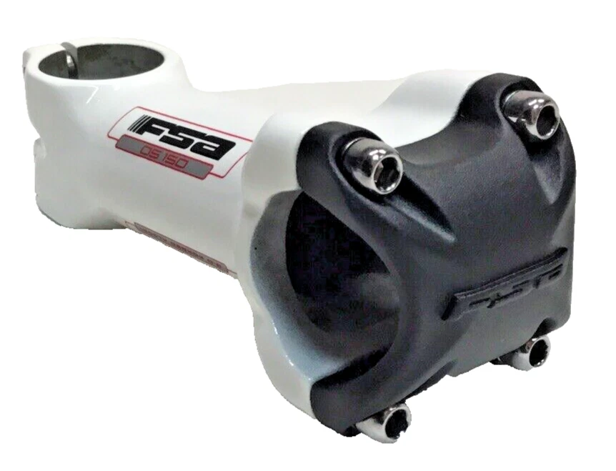 FSA OS-150 XTC Alloy Road-MTB Stem 31.8mm Clamp +/- 6° 1-1/8" Steer 100mm White - Image 4 of 4