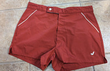 Jantzen mens swim trunks short shorts 36 VTG 70s zipper front pockets USA rust