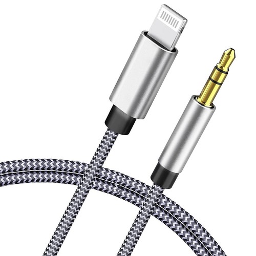 3.5mm Jack AUX Adapter Cable Cord to Car Audio For iPhone 7 8 X XS 11 12 13 14 - Picture 2 of 6