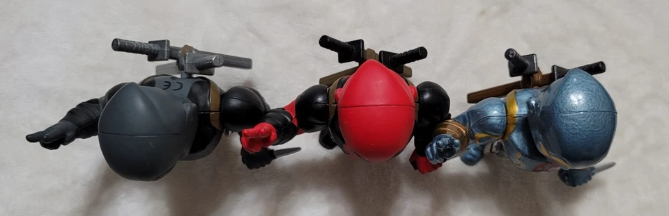 Marvel Comics de Jada Metals Deadpool 2016 ~ 4" metal fundido a presión - Lote de 3 Foto 3 de 4