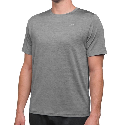 NWT Reebok Active Tee Cool Lightweight Exercise Workout T-Shirt Light Gray 2XL - Picture 2 of 3