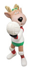 1991 New  “Reindeer Champs Cupid” #6 Volleyball Hallmark Keepsake Orniment — photo 3