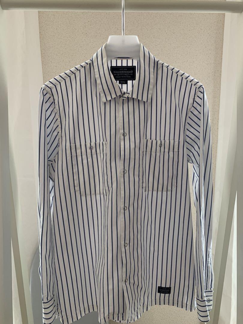 NEIGHBORHOOD STRIPE LONG SLEEVE SHIRT S | eBay