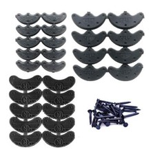 28 Pairs Heel Plates Shoe Heel Taps Rubber Tips Sole Heel Repair Pad Kit
