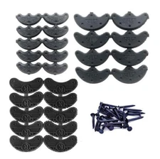 28 Pairs Heel Plates Shoe Heel Taps Rubber Tips Sole Heel Repair Pad Kit