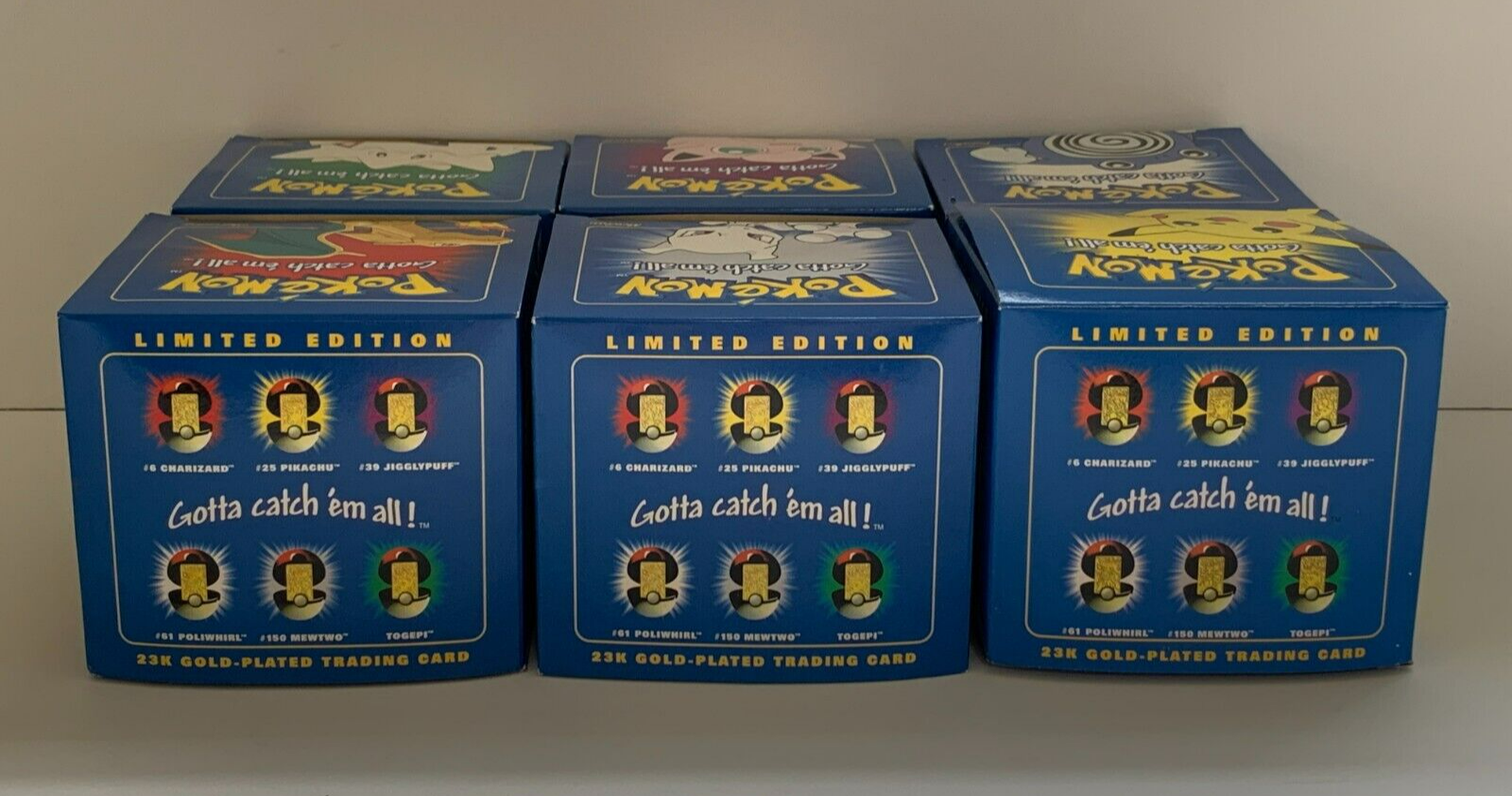 VINTAGE 1999 BURGER KING POKEMON BALLS w/ 23 Karat Gold Plated Cards