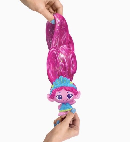 Dreamworks Trolls 3 NEW Squishy Stretchy Hair Poppy/Branch/Viva Your Choice - Picture 7 of 10