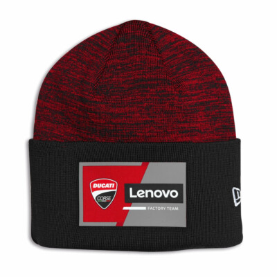 DUCATI New Era Corse MotoGP Team Lenovo Winter Mütze StrickMütze Beanie NEU