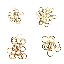 14K Gold Filled JUMP RING Finding Open Closed 3mm 4mm 5mm 6mm Jewelry Findings