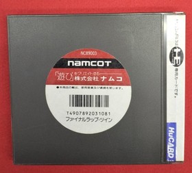 Namcot Final Lap Twin Pc Engine Hucard KqP32