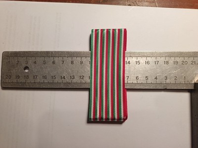 Band der Medaille der Unabhängigkeit und Einheit ITALIENS. Nr. 2.