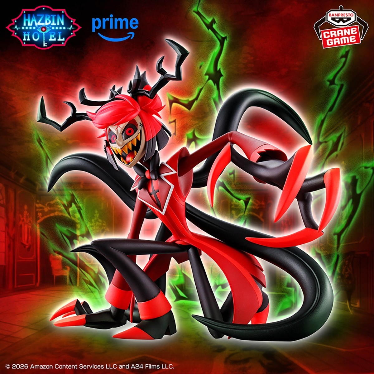 Welcome to Hazbin Hotel Alastor Figure RADIO DEMON BANPRESTO Japan