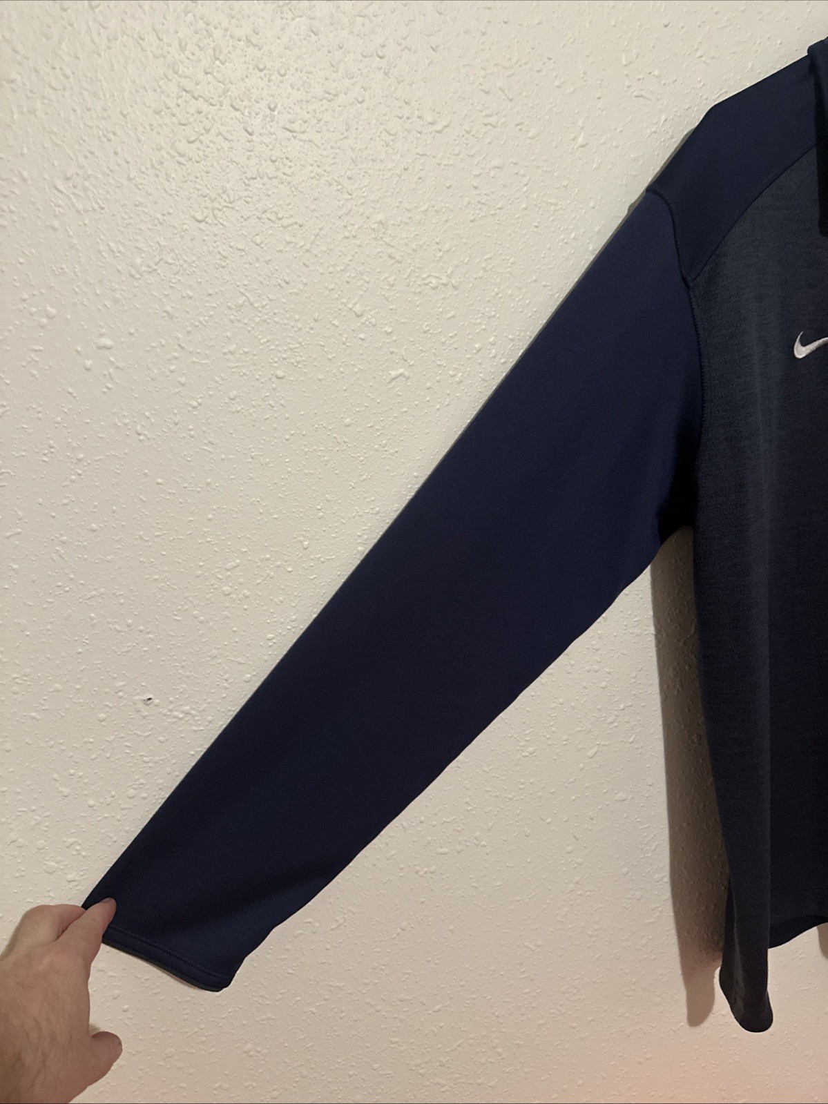 Blue Nike Dri Fit Georgetown Hoyas Quarter Zip Jacket