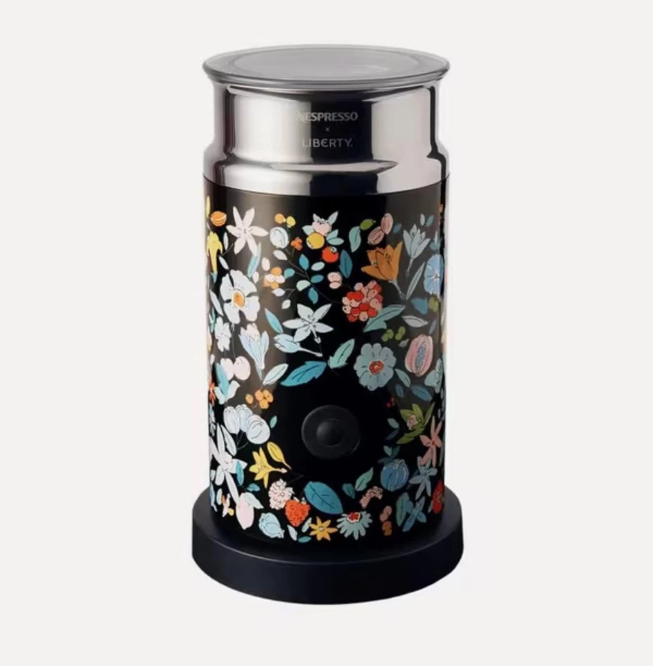 Nespresso Liberty Of London Limited Edition Aeroccino 3 Milk Frother Rare (7 - Image 2 of 3