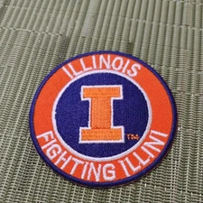 🚨🚨 Illinois Fighting illini iron on patch