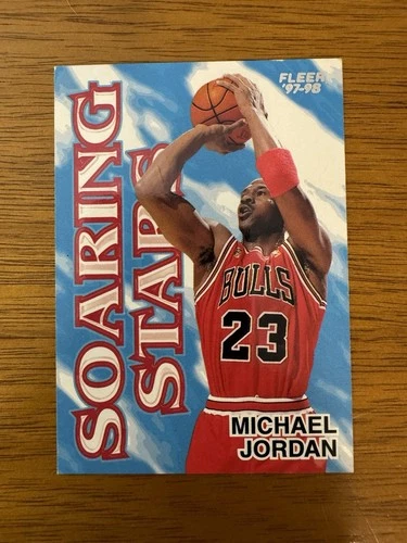 Michael Jordan 1997-98 Fleer Soaring Stars Card #9 SS