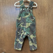 Liberty Overalls - Camouflage- Boys Size 18 Months - Made in USA Vintage 90s