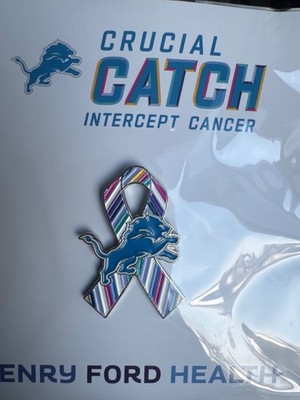 Detroit Lions SGA PIN 9/28/25 Crucial Catch NFL Football