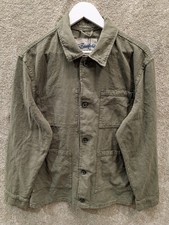 The Stronghold Jacket Mens Large Khaki Green Oi Polloi Overshirt Chore Shacket