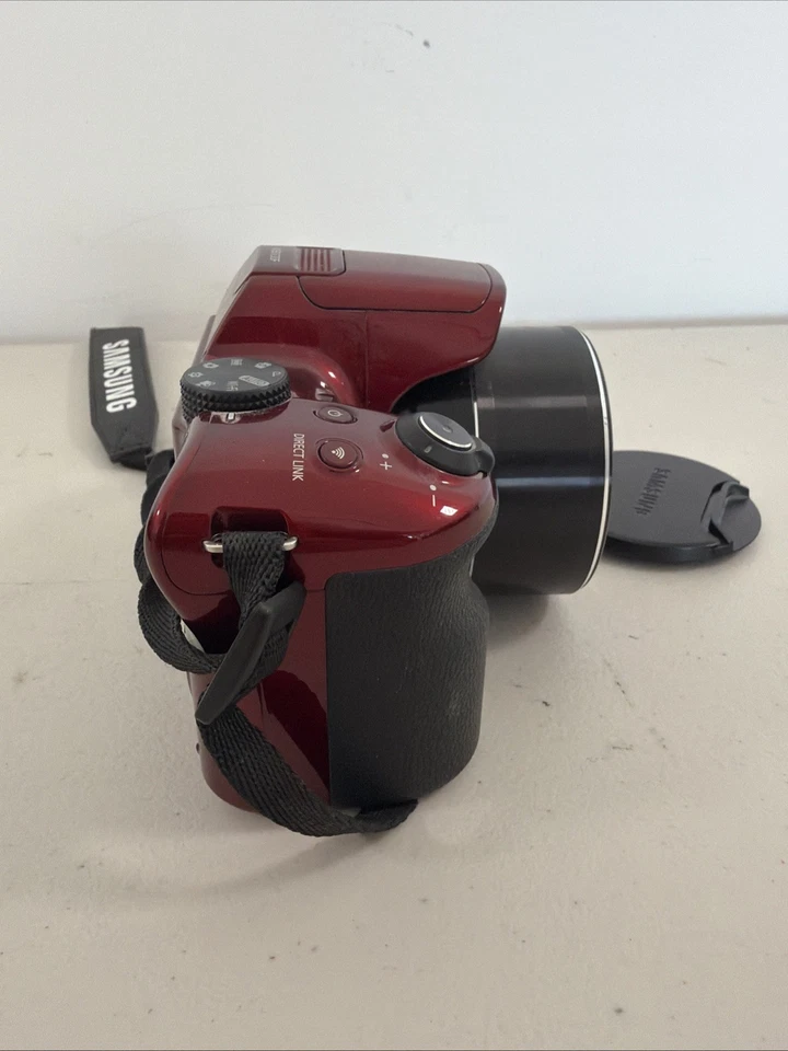 Cámara puente digital Samsung WB1100F negra sin probar con batería #J4168 y 32 GB Foto 4 de 4