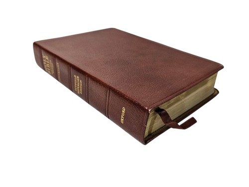 Neu Scofield Referenzbibel rote Buchstabenausgabe Konkordanz 9251 braun Leder - Bild 5 von 17