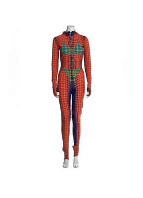 Jean Paul Gaultier 　ボディネット Jean Paul Gaultier Cyber Dot Mesh Bodysuit Catsuit XS Multicolor