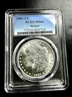Morgan Silver Dollar 1881 CC … PCGS ..MS64 … Beautiful Specimen