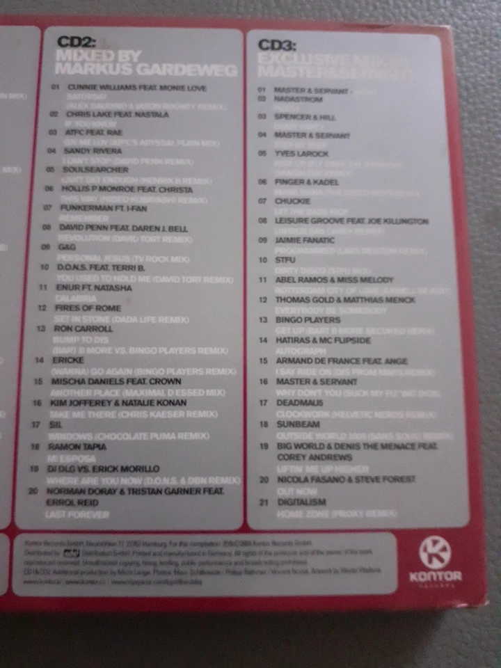 3 CD Kontor - Top Of The Clubs - Volume 42 - Various Sampler - Bild 4 von 4