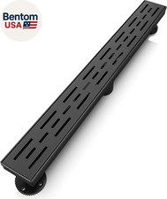 24 Inch Linear Shower Drain Rectangular Floor Drain with Accessories Rainline Pa
