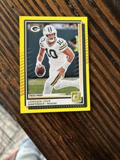 2025 Panini Donruss - Jordan Love #266 Press Proof Yellow