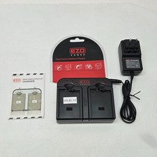 EZO Power Nikon EN-EL 15 Dual Camera Battery Charger w/Power Adapter 800/1000mA