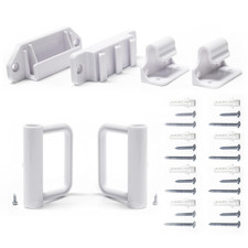 Retractable Baby Gate Hardware Replacement Parts Kit for Mesh Child and Pet Gate