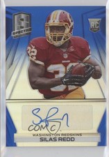 2014 Panini Spectra Rookie Auto Blue Prizm 17/49 Silas Redd #301 Auto 1og