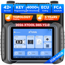 XTOOL D8S V2.0 Auto Diagnostic OBD2 Scanner E...