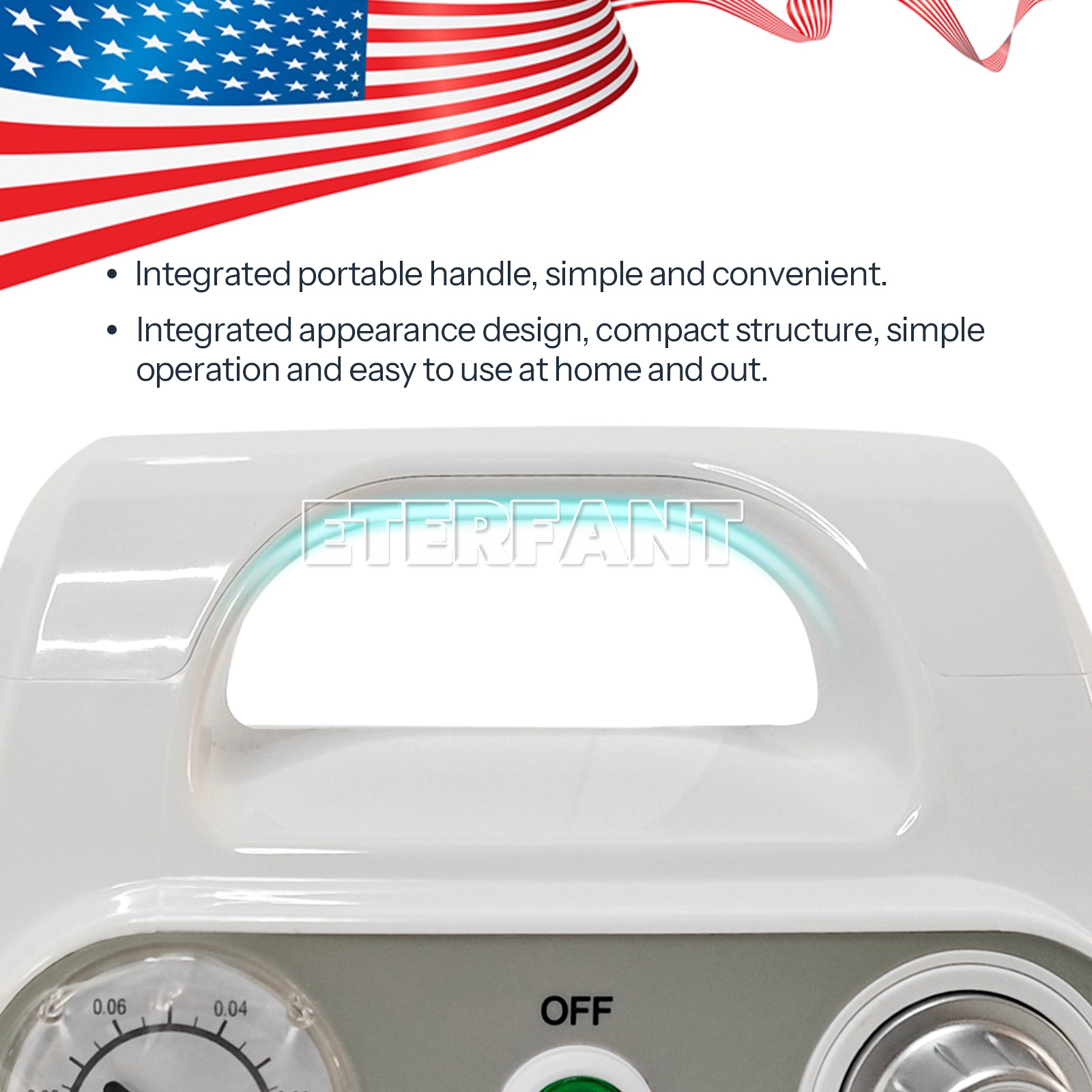 Dental Suction Machine Oral Emergency Vacuum Phlegm Suction Unit/Turbine Unit 4H