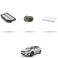 Hoffcar Wartungskit - 3 Filter Kompatibel Mit Hyundai I40 1.6 GDI 99KW Ab 20