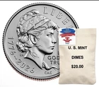 1776-2026 dime US Mint $20 bag P-D Emerging Liberty OGP confirmed order
