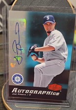 2006 Flair Showcase - Autographics Joel Pineiro #SC-JP (AU)