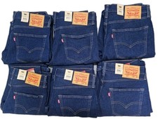Levis 511 Mens Denim Indigo Blue Slim Fit Jeans All Sizes