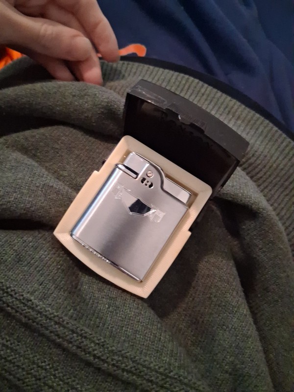 Ronson Lighter With Case