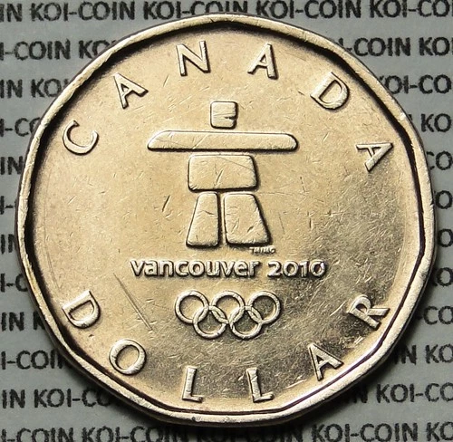 Photo of a 2010 Canada Loonie from an eBay listing that sold on Jul 17, 2026