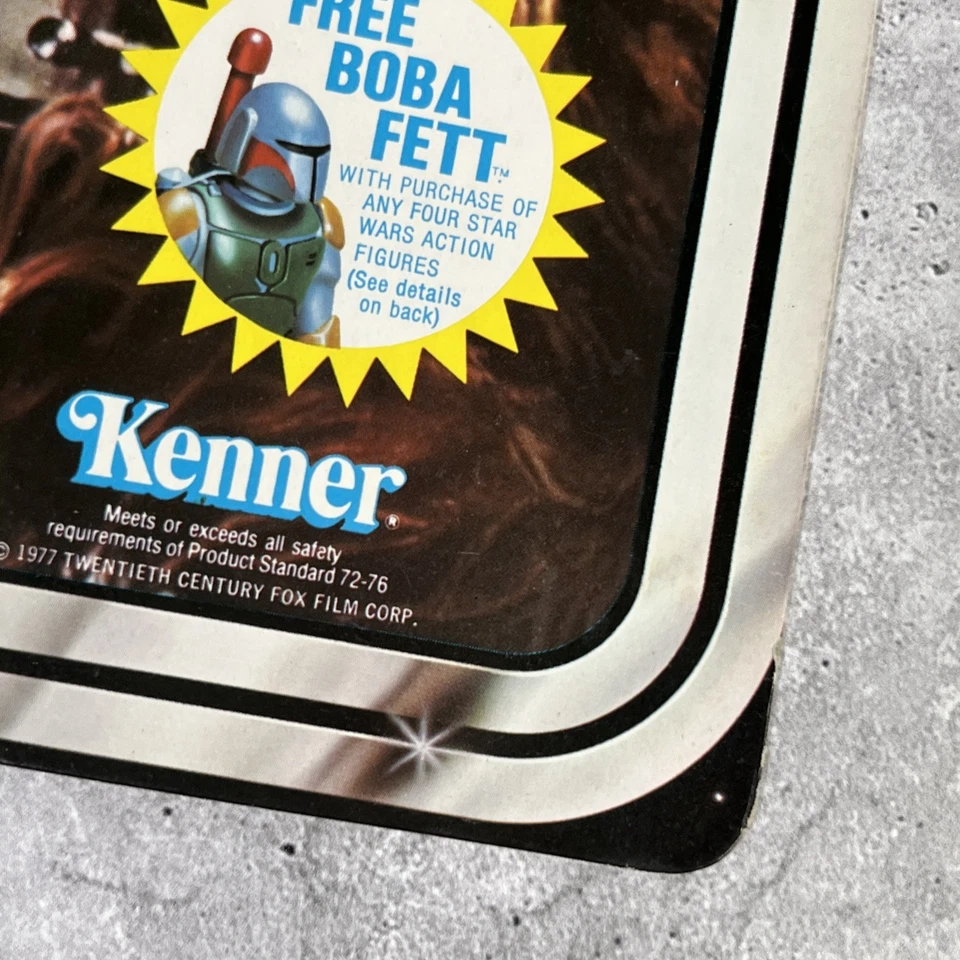 Vintage Kenner Star Wars Chewbacca 20 E back Fett Offer MOC ANH Sealed - Image 4 of 4