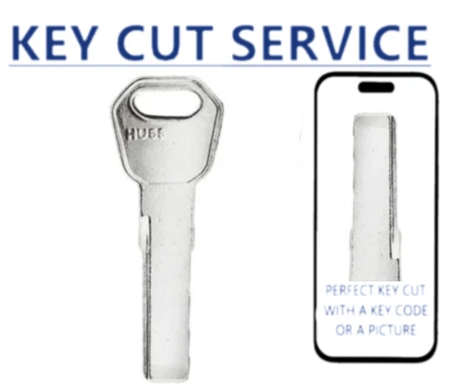 KEY CUT SERVICE +  Volkswagen / Audi / Porsche  High Security Test Blade - product listing photo