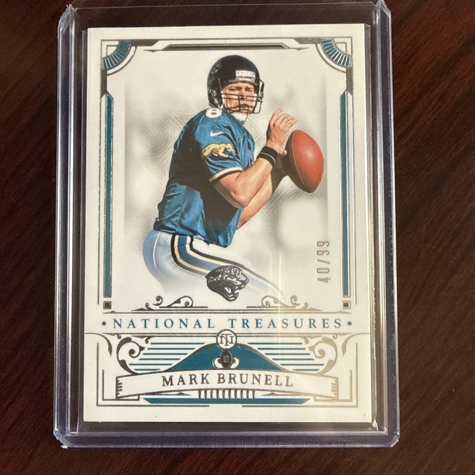 Mark Brunell 2025 Panini National Treasures  /99 Jacksonville Jaguars