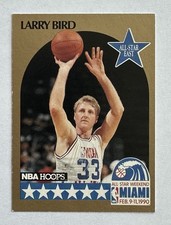 1990-91 NBA Hoops All-Star Weekend #2 Larry Bird Vintage Basketball Card