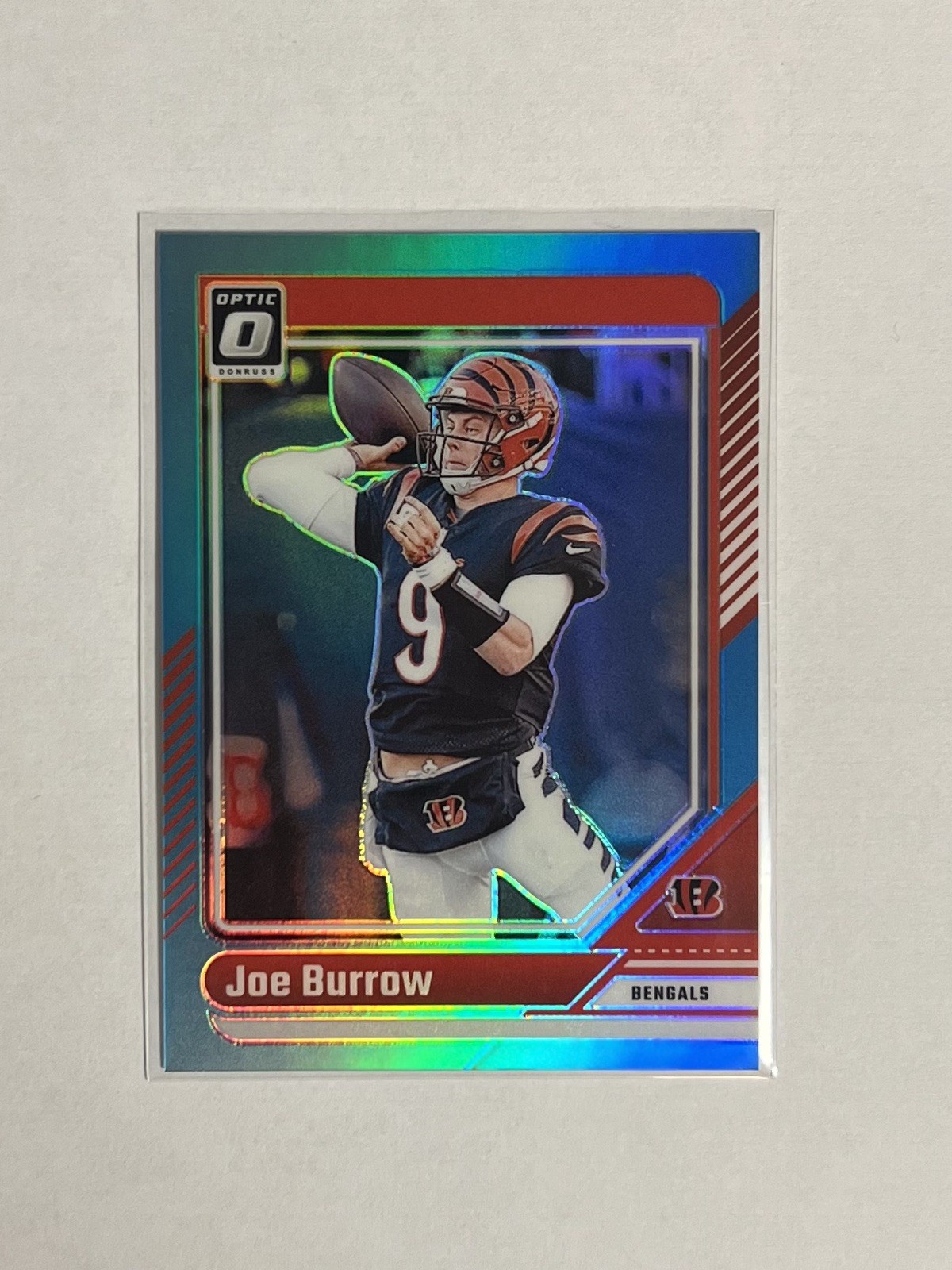 2024 Panini Donruss Optic #38 Joe Burrow Aqua Prizm /299 Bengals