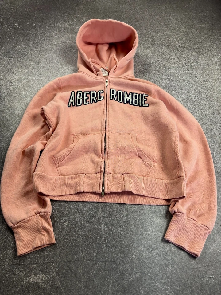 VTG If Six Was Nine Hysteric Style Abercrombie & Fitch Fur Hood Hoodie 90s - Image 2 of 4