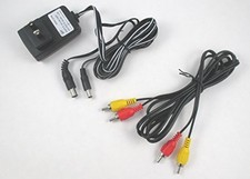 Original NES Hookup Connection Kit AC Adapter Power Cord AV Cable Vintage 6Z